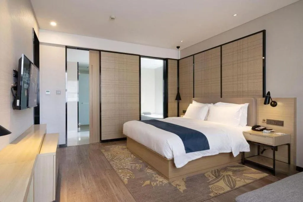 Bed in Echarm Hotel Xian Ming City Wall South Gate