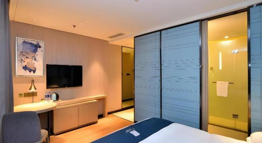 Bed in Echarm Hotel Xian Ming City Wall South Gate