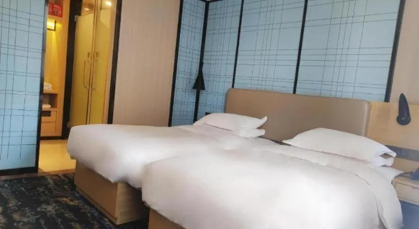 Bed in Echarm Hotel Xian Ming City Wall South Gate