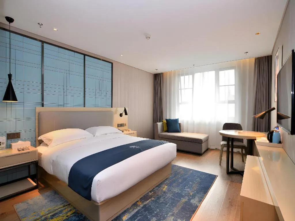 Bed in Echarm Hotel Xian Ming City Wall South Gate