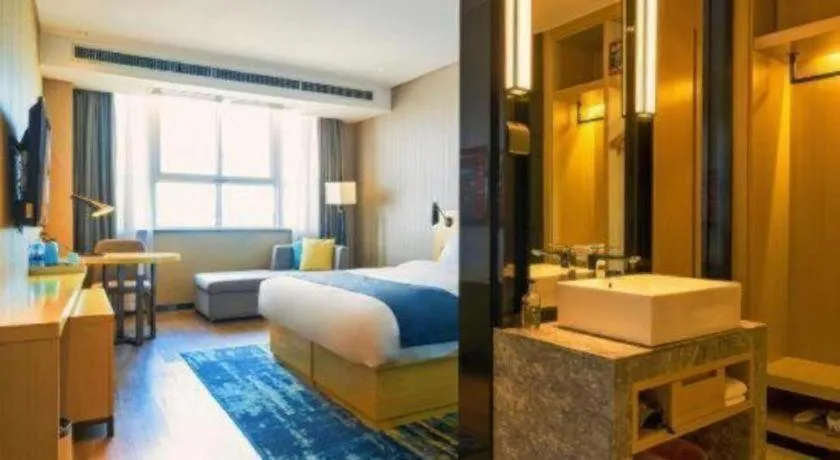 Bed in Echarm Hotel Xian Ming City Wall South Gate