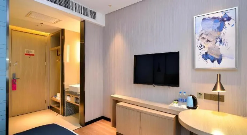 Bed in Echarm Hotel Xian Ming City Wall South Gate