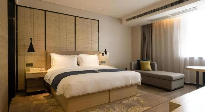 Bed in Echarm Hotel Xian Ming City Wall South Gate