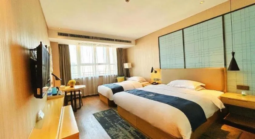 Bed in Echarm Hotel Xian Ming City Wall South Gate