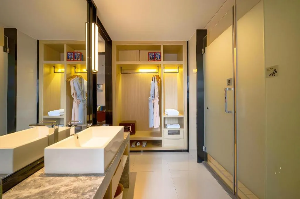 Bed in Echarm Hotel Xian Ming City Wall South Gate