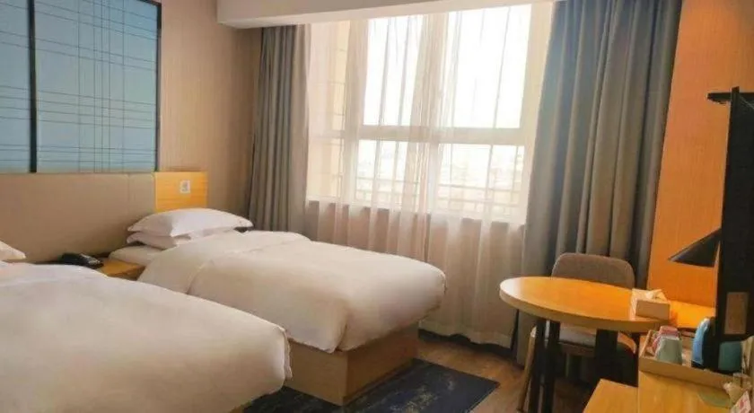 Bed in Echarm Hotel Xian Ming City Wall South Gate