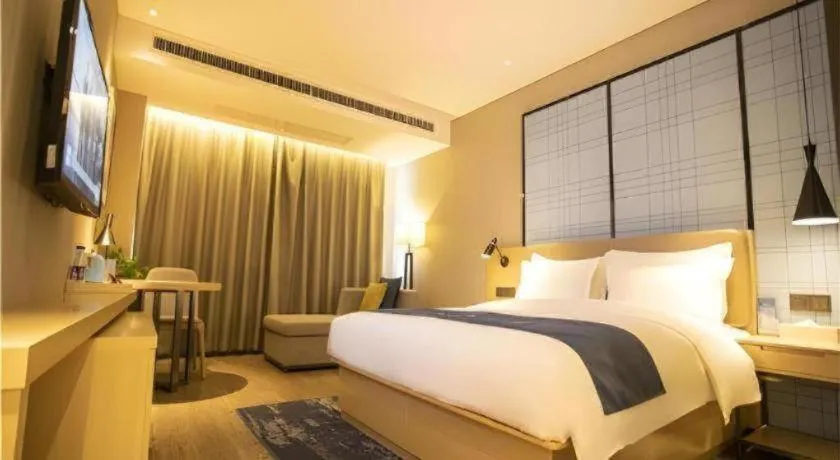 Bed in Echarm Hotel Xian Ming City Wall South Gate