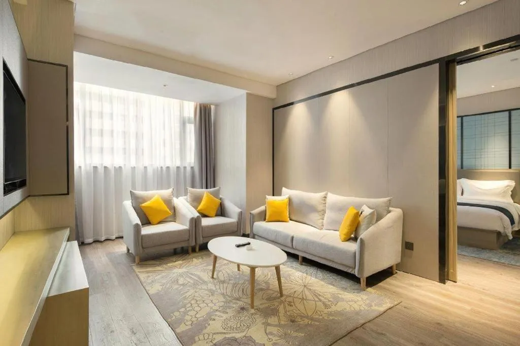 Bed in Echarm Hotel Changsha Gaoqiao