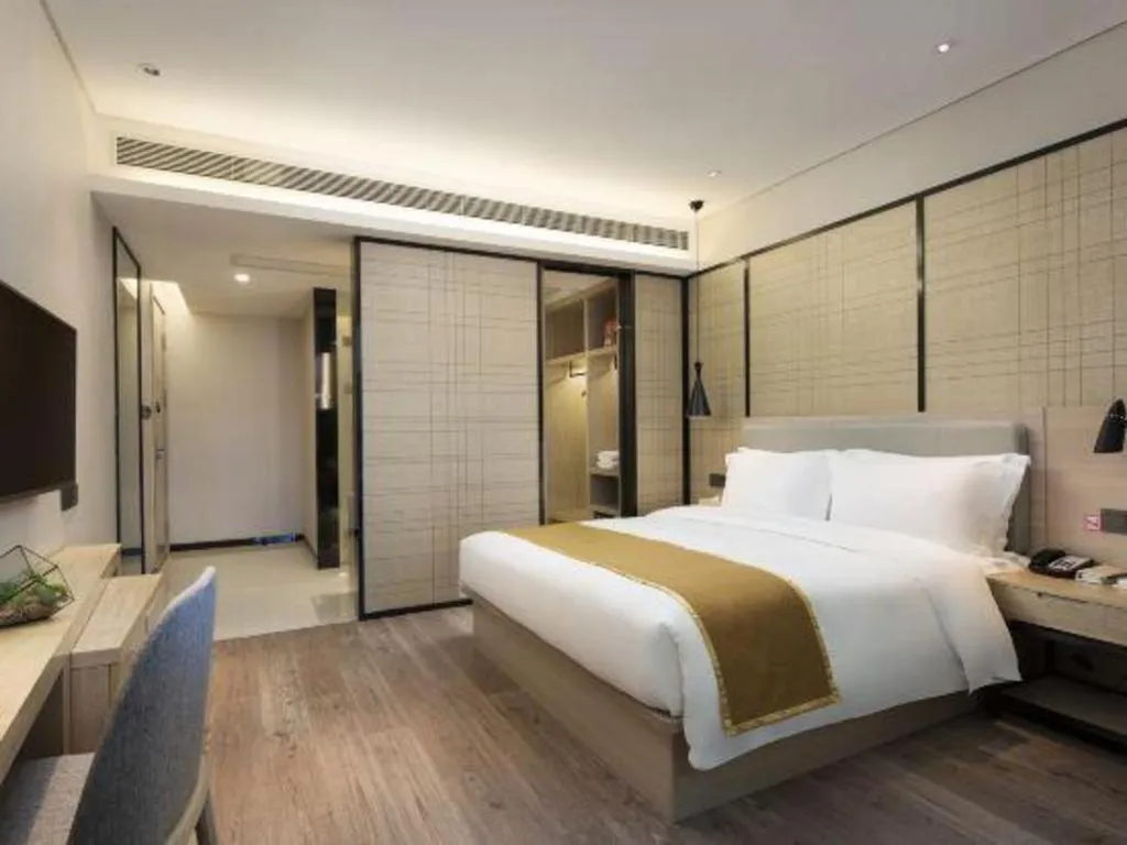 Bed in Echarm Hotel Changsha Gaoqiao