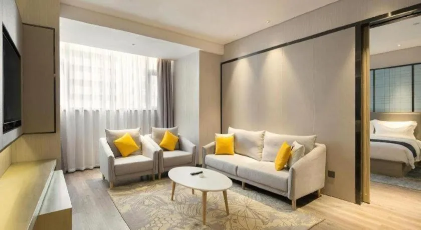 Bed in Echarm Hotel Changsha Gaoqiao