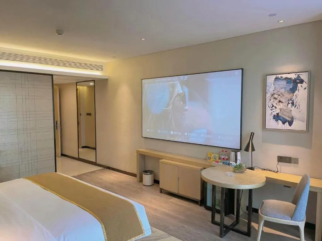 Bed in Echarm Hotel Changsha Gaoqiao