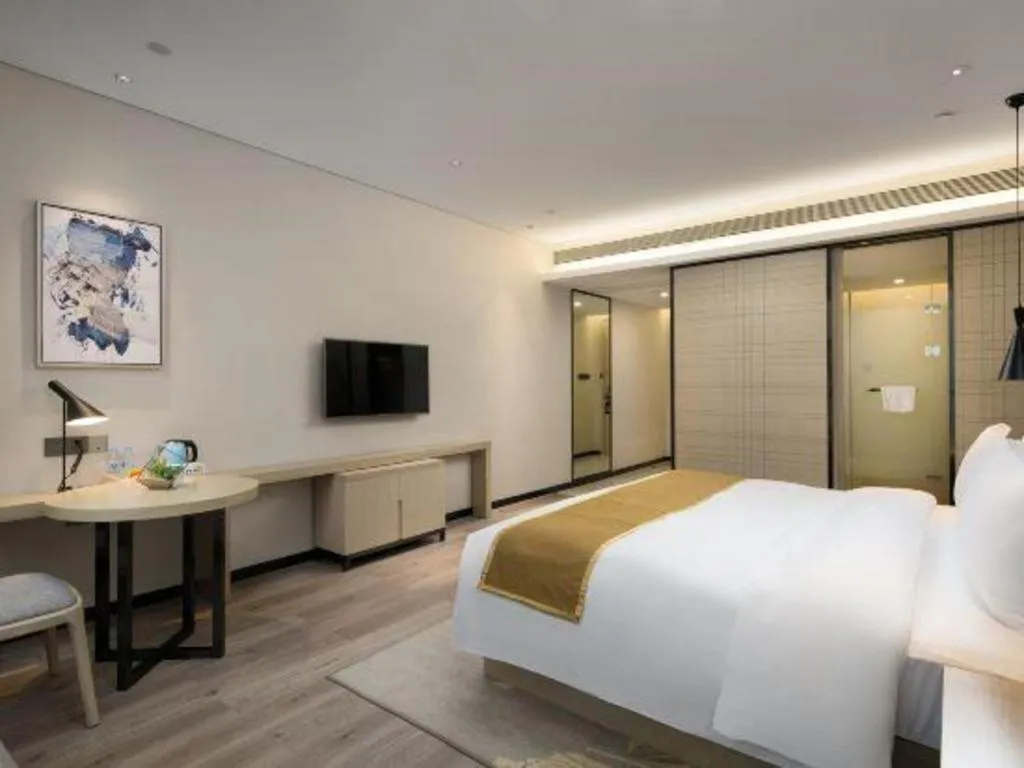 Bed in Echarm Hotel Changsha Gaoqiao