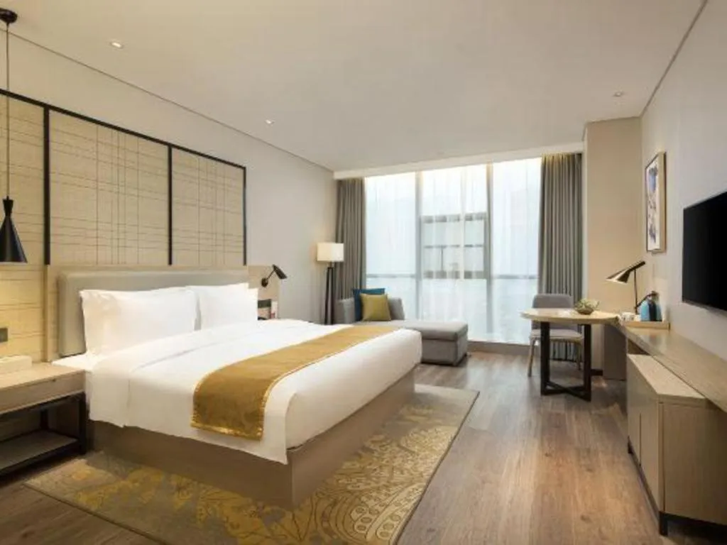 Bed in Echarm Hotel Changsha Gaoqiao