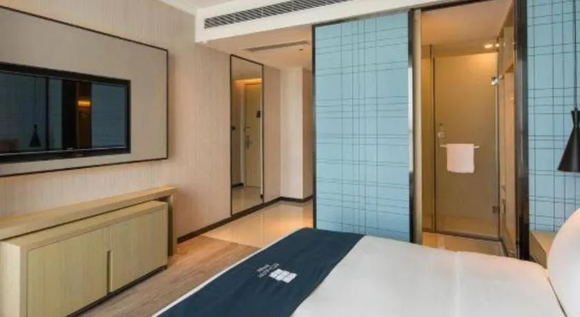 Bed in Echarm Hotel Changsha Gaoqiao