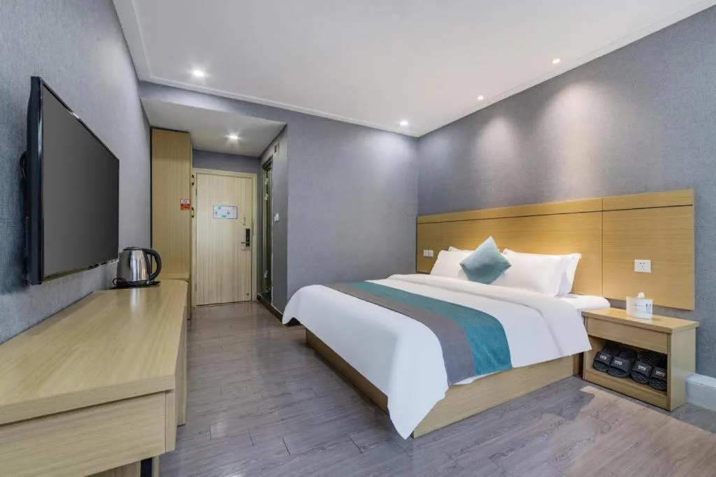 Bed in Ying Feng Yuan Hotel