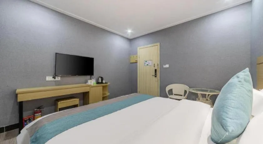 Bed in Ying Feng Yuan Hotel