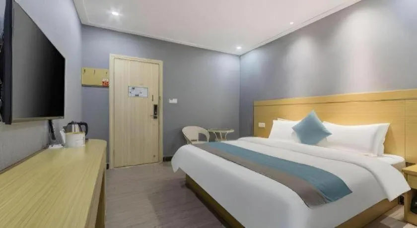 Bed in Ying Feng Yuan Hotel