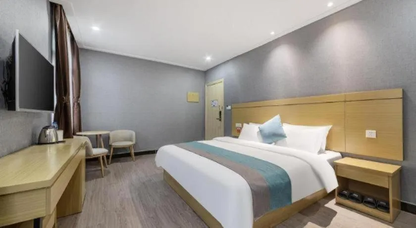 Bed in Ying Feng Yuan Hotel