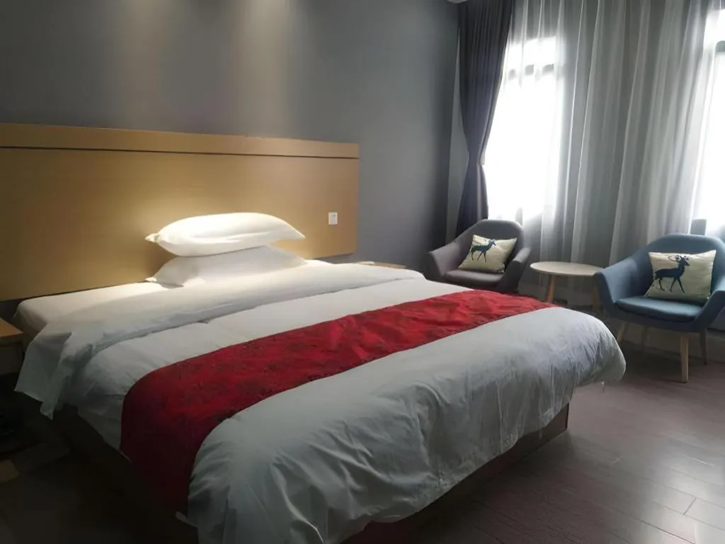 Bed in Ying Feng Yuan Hotel