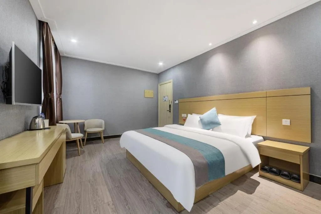 Bed in Ying Feng Yuan Hotel