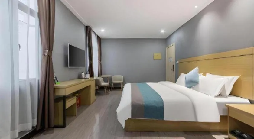 Bed in Ying Feng Yuan Hotel