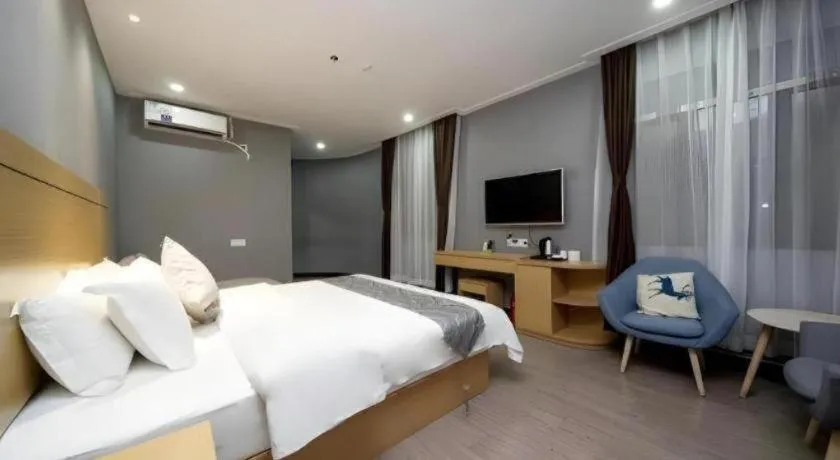 Bed in Ying Feng Yuan Hotel