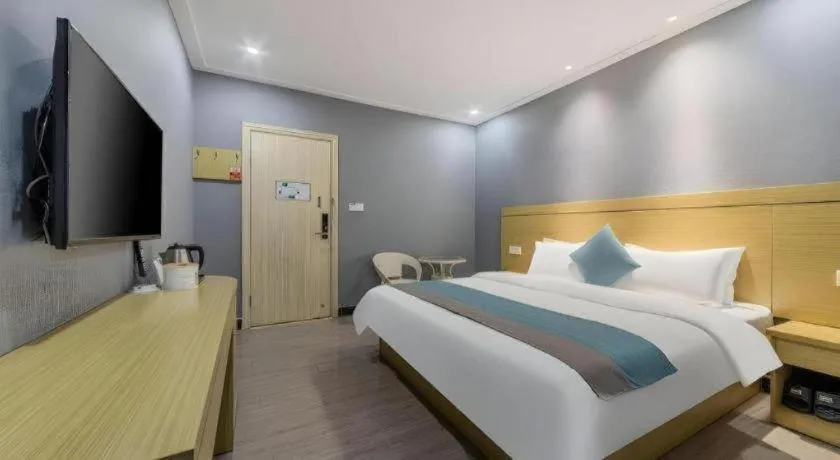 Bed in Ying Feng Yuan Hotel