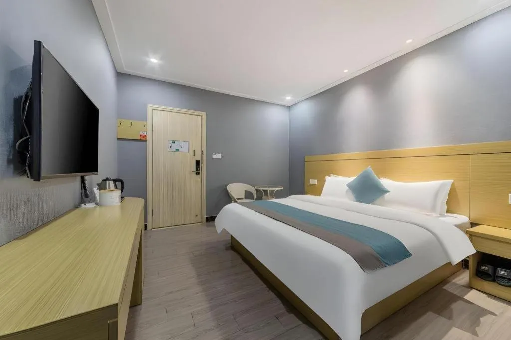 Bed in Ying Feng Yuan Hotel