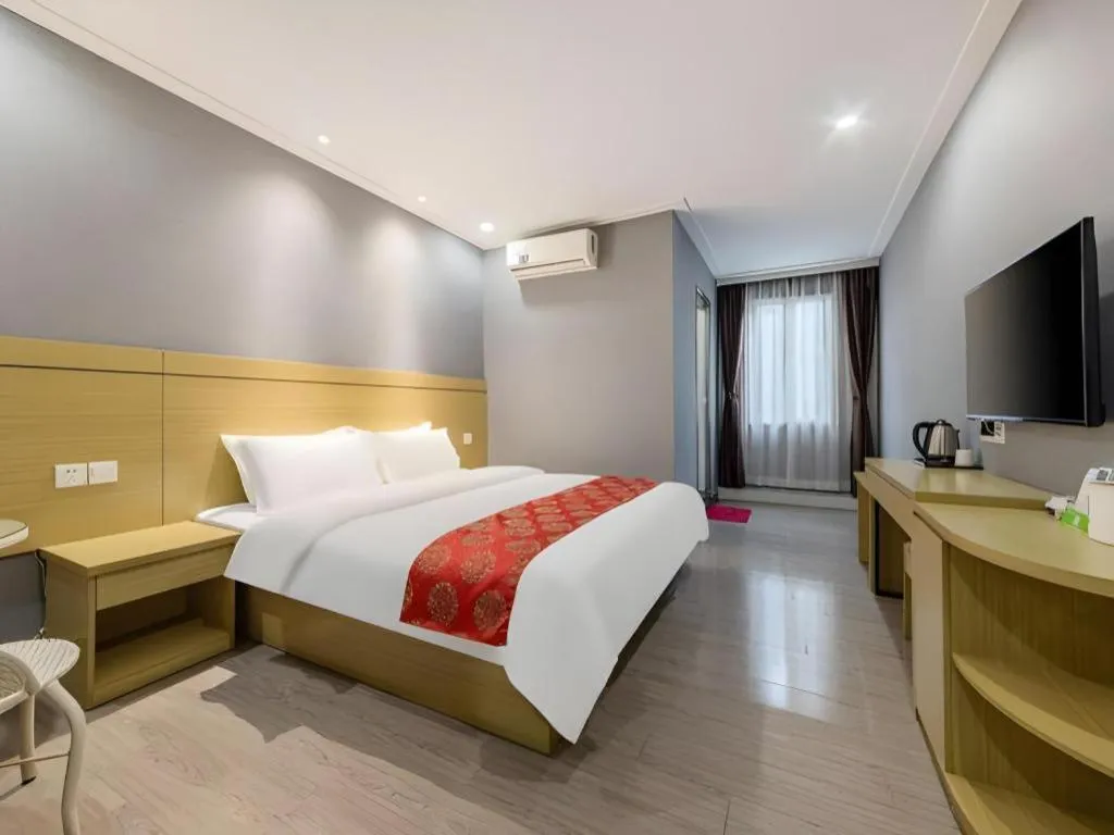 Bed in Ying Feng Yuan Hotel