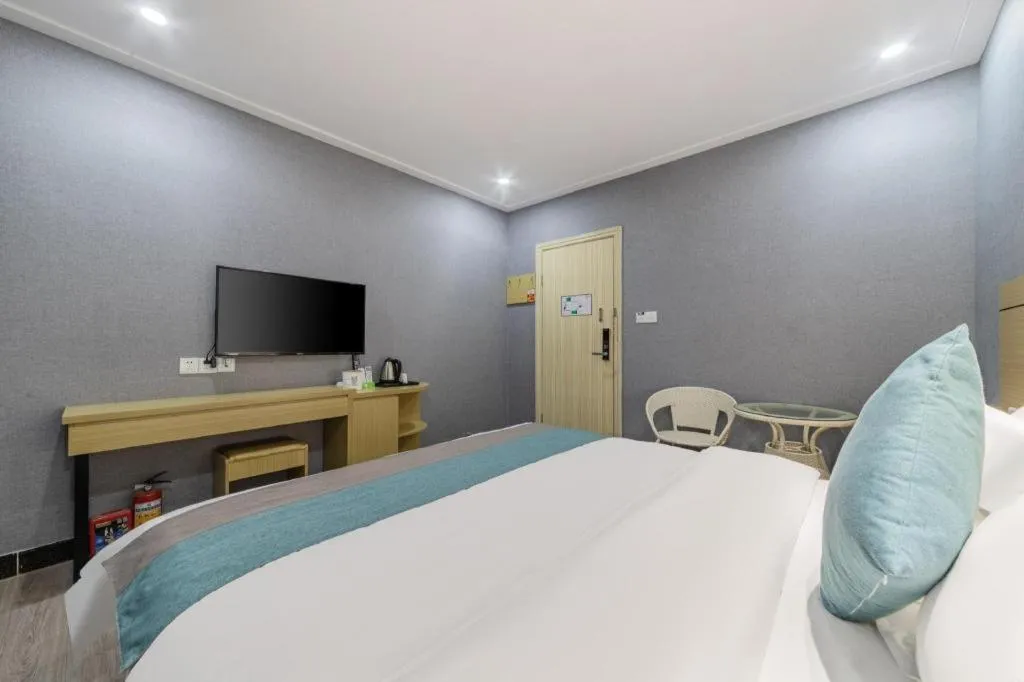 Bed in Ying Feng Yuan Hotel