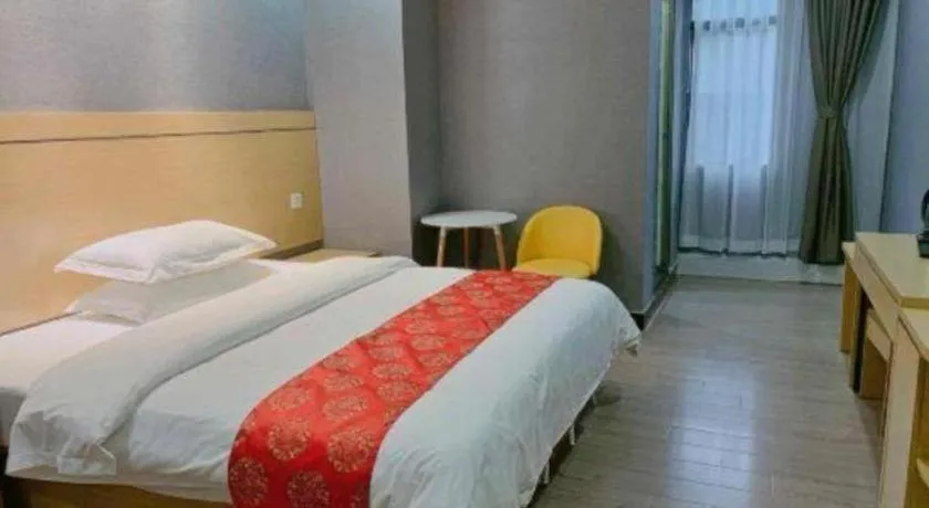 Bed in Ying Feng Yuan Hotel