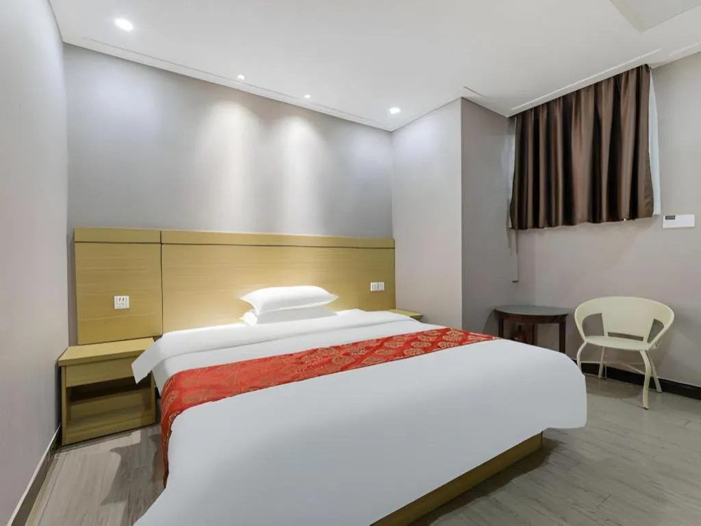 Bed in Ying Feng Yuan Hotel