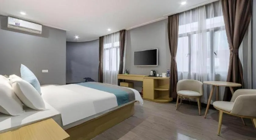 Bed in Ying Feng Yuan Hotel