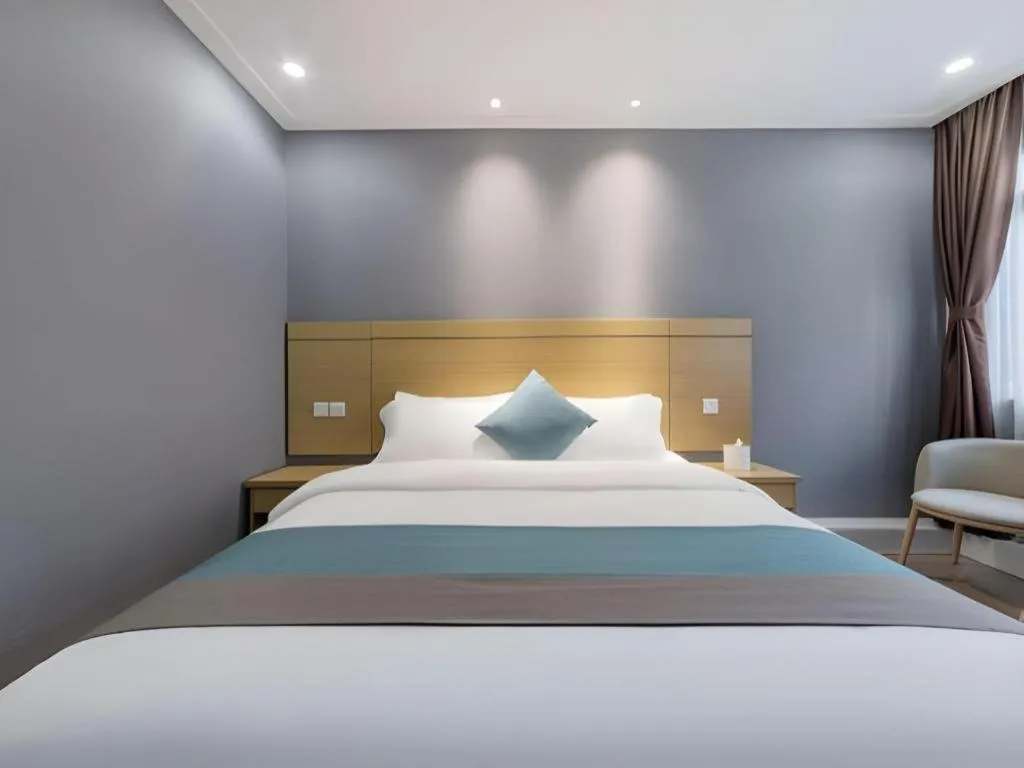 Bed in Ying Feng Yuan Hotel