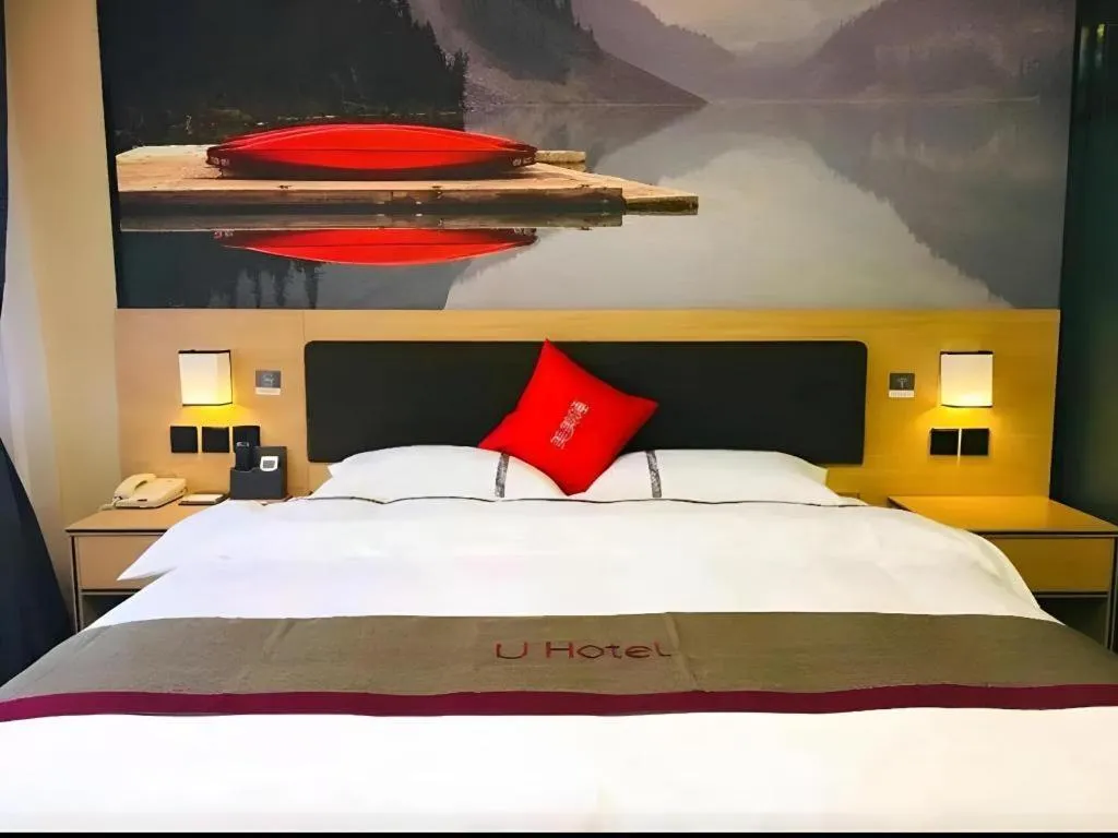 Bed in Thank Inn Hotel Anhui Chuzhou Fengyang County Bus Station
