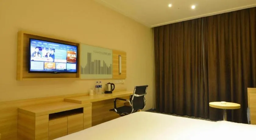 Bed in City Comfort Inn Wuhan Tianhe Airport Julong Avenue Metro Station