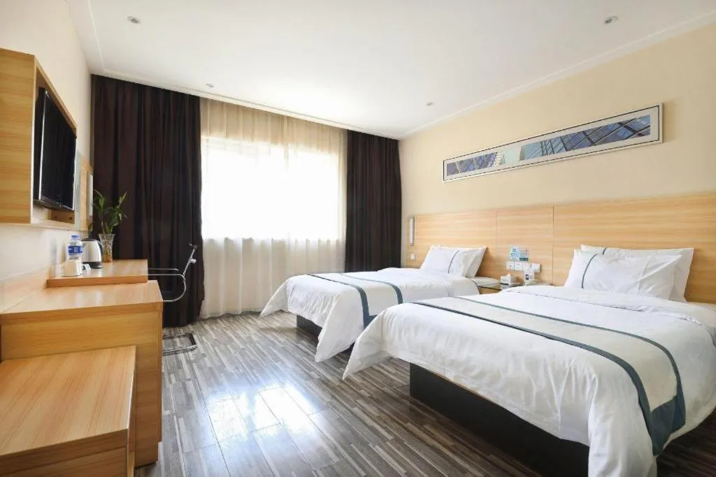 Bed in City Comfort Inn Wuhan Tianhe Airport Julong Avenue Metro Station