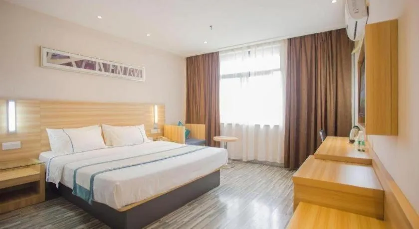 Bed in City Comfort Inn Wuhan Tianhe Airport Julong Avenue Metro Station