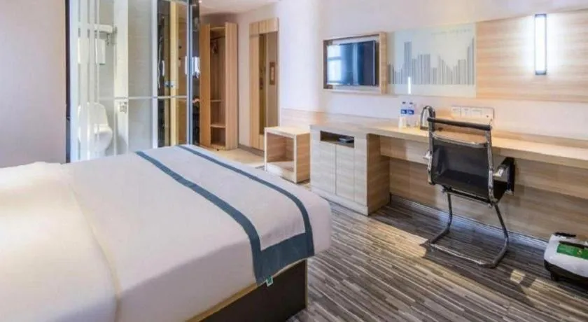 Bed in City Comfort Inn Wuhan Tianhe Airport Julong Avenue Metro Station