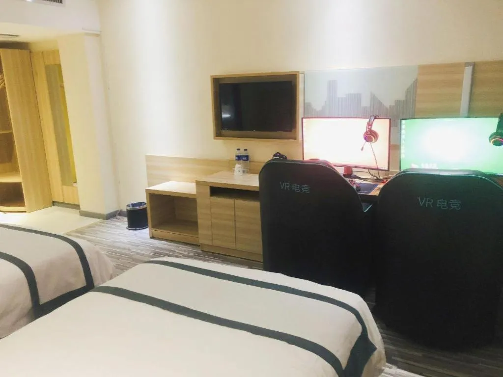 Bed in City Comfort Inn Wuhan Tianhe Airport Julong Avenue Metro Station