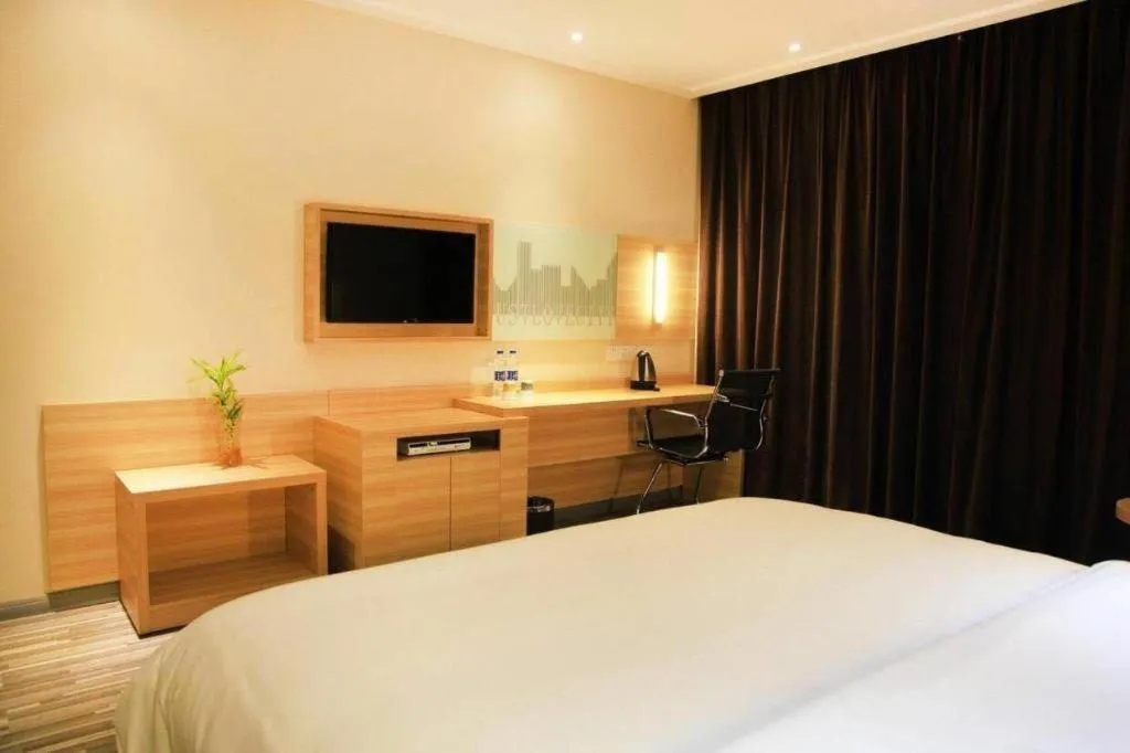 Bed in City Comfort Inn Wuhan Tianhe Airport Julong Avenue Metro Station