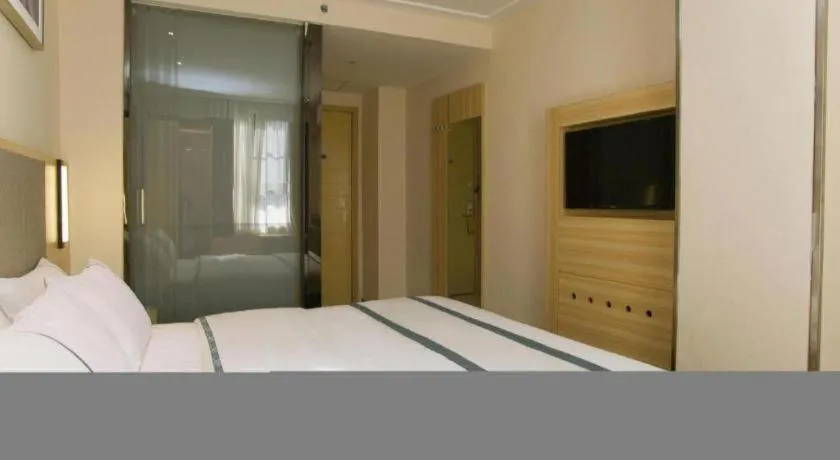 Bed in City Comfort Inn Guilin Xiangbi Mountain Park