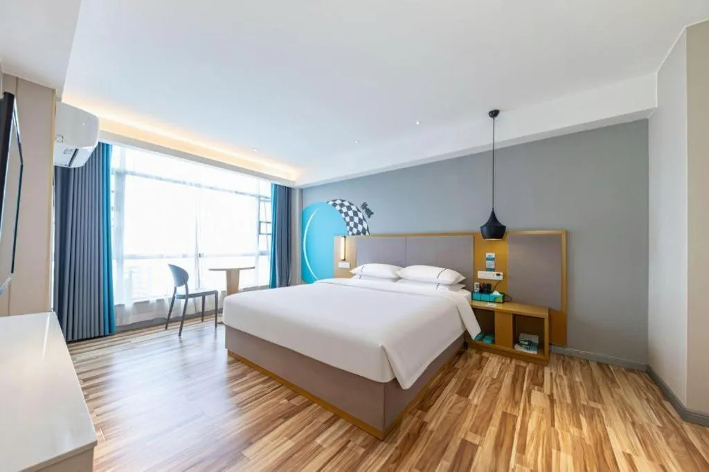 Bed in City Comfort Inn Suizhou Yanhe Avenue