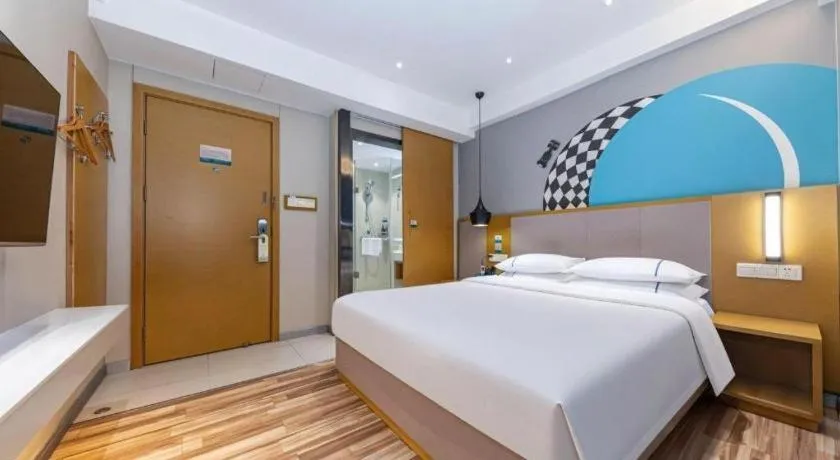 Bed in City Comfort Inn Suizhou Yanhe Avenue