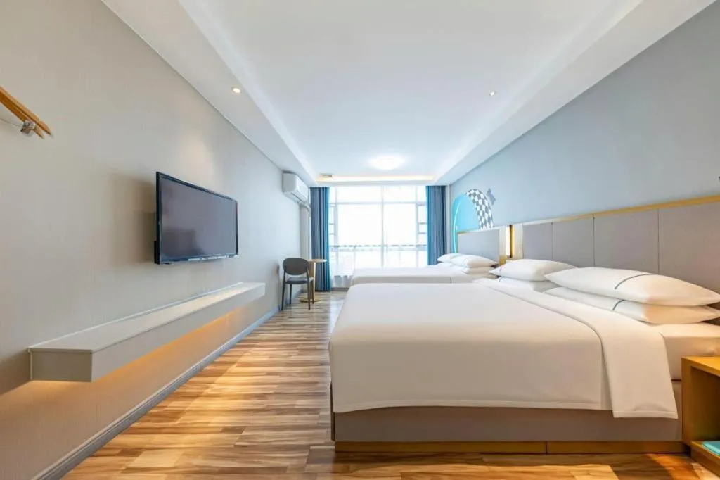 Bed in City Comfort Inn Suizhou Yanhe Avenue