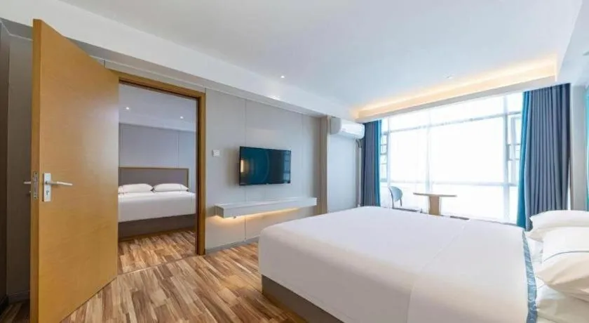 Bed in City Comfort Inn Suizhou Yanhe Avenue