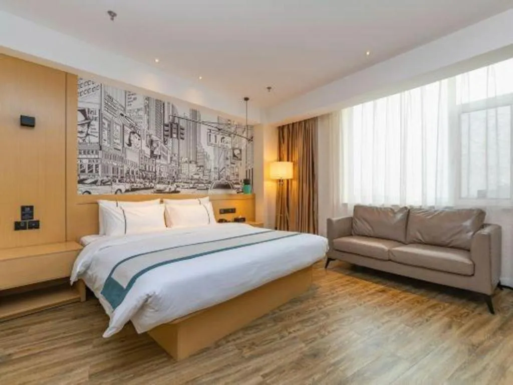 Bed in City Comfort Inn Tai'an Taishan Tianwai Village Hongmen