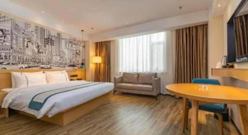 Bed in City Comfort Inn Tai'an Taishan Tianwai Village Hongmen