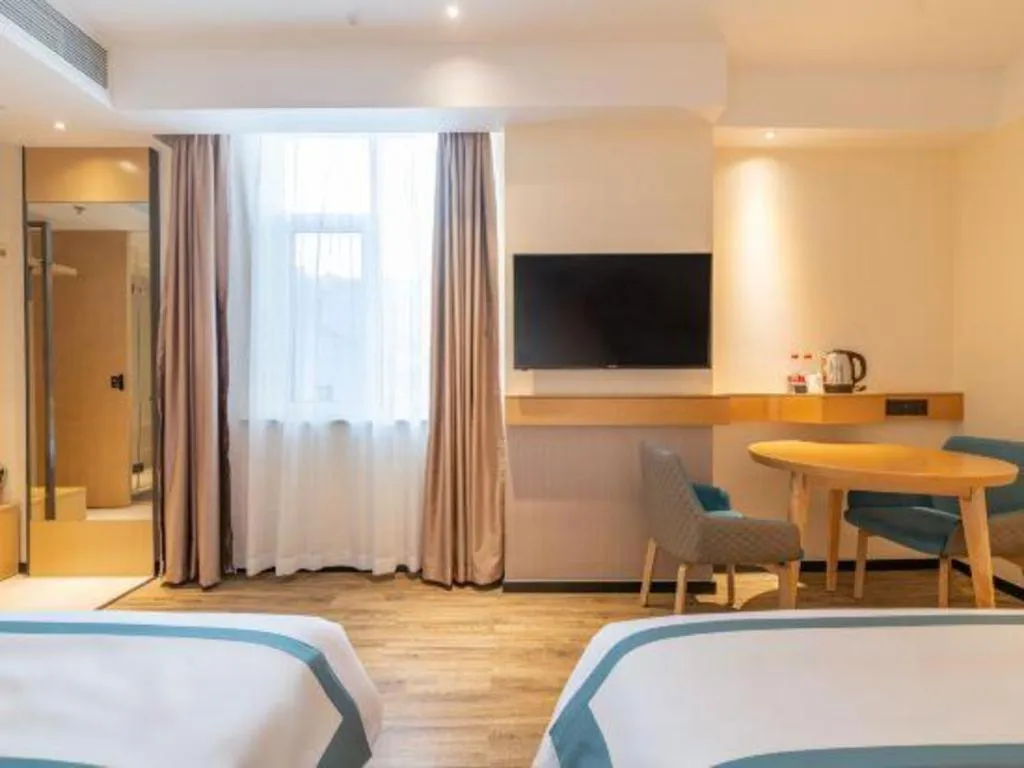 Bed in City Comfort Inn Tai'an Taishan Tianwai Village Hongmen