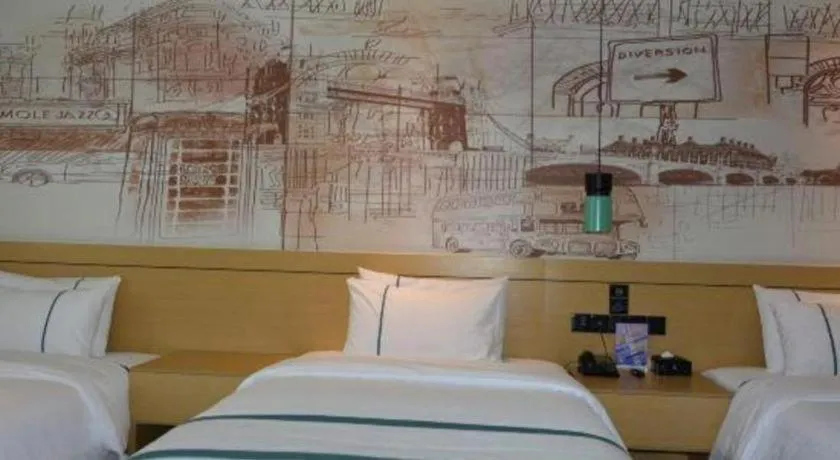 Bed in City Comfort Inn Tai'an Taishan Tianwai Village Hongmen